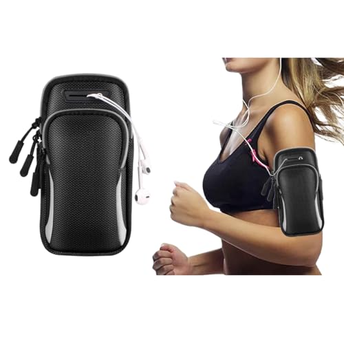 MWUMRCM Fascia da Braccio Running, Porta Cellulare per Correre, Fascia da Braccio Portacellulare per Correre,Fascia Braccio per Smartphone,Porta Telefono Braccio per Corsa,fitness,Fino a 7.0'