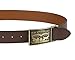 Levi's Men's 1 1/2 in.Plaque Bridle Belt With Snap Closure,Brown,36