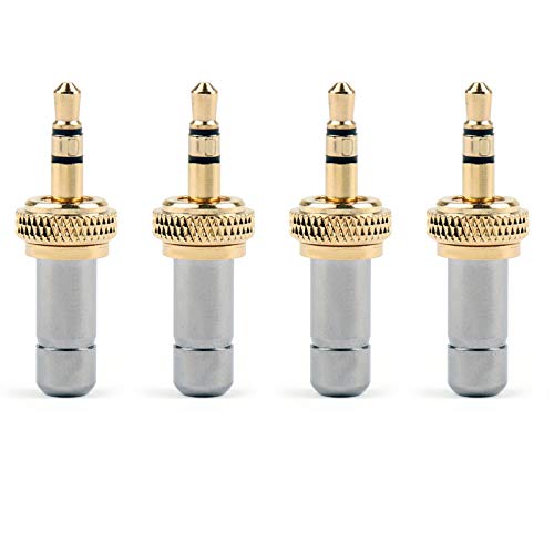 Topteng - 10 mini jack stereo da 3,5 mm, con chiusura a vite