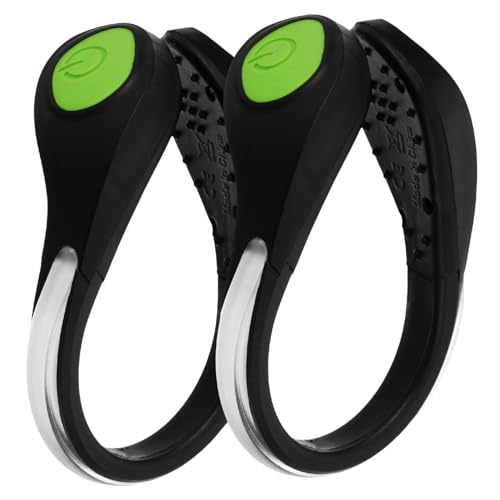 LIOOBO 1 Pair Led Running Shoe Clip Lights Safety Running Lights for Night Jogging Walking