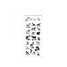 Produktbild CAOLATOR Deko Sticker Hund Aufkleber Mädchen Kinder PVC Stickerbögen Klein für Stickerbuch Tagebuch Fotoalbum Notizbuch Kalender Dekoration Scrapbooking Vintage