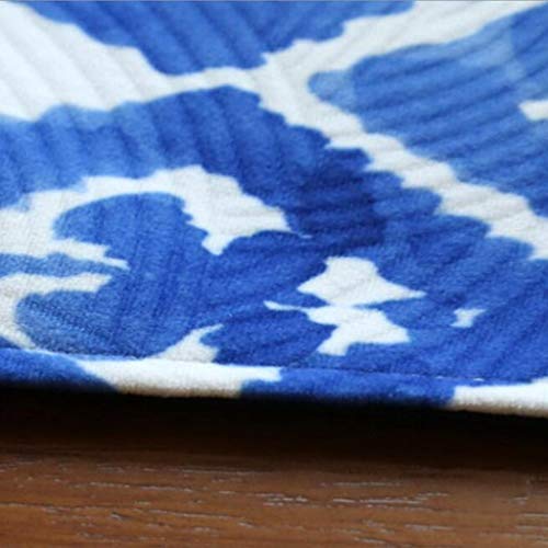 Chemin de table bleu céladon chinois pour protéger et embellir les meubles usés