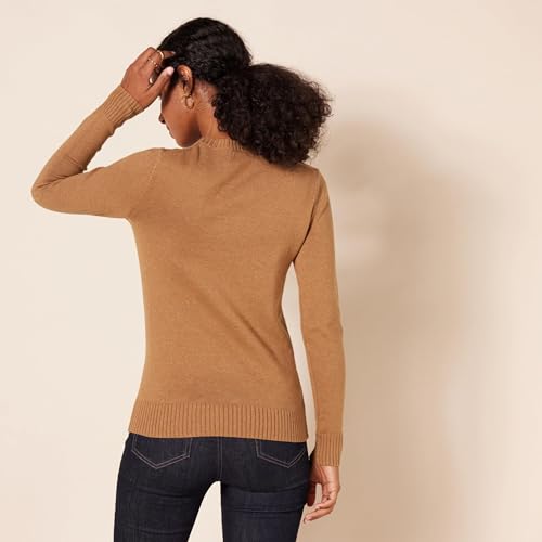 Amazon Essentials AE18913114-GCH27-MEDIUM Women'S 100% Cotton Crewneck Sweater (Available In Plus Size), Camel Heather thumb #2