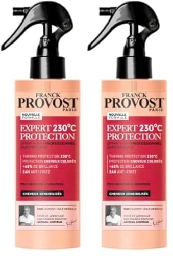 Franck Provost F. Provost Soin 4-en-1 sans Rinçage Professionnel Expert Protection 230°C 190 ml (Lot de 2)