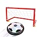 Joy-Jam Juguetes para Niños 5-10 años, Hover Ball Goal Set Air Soccer Fútbol Disco Electric Soccer con 2 Puertas Que se Ciernen Fútbol de Entrenamiento con Luces LED Negro