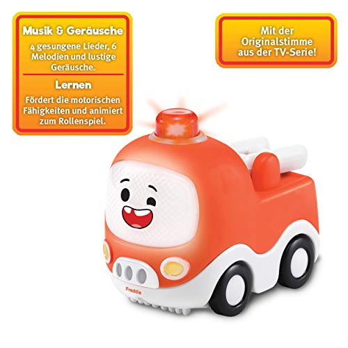 Vtech 80-523304 TUT Freddie Fire Brigade Baby Toy, Baby Vehicle, Toy Car, Cory Speedster, Colourful, Small - Image 2