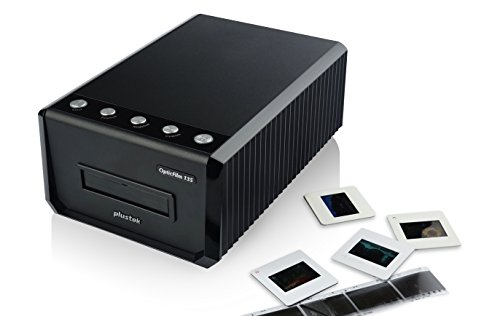 Plustek OpticFilm 135. The Motorized 35mm Slide and Negative Film CCD Scanner, with high Dynamic and 3600 DPI Resolution. Support Mac and PC