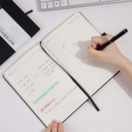 Carnet A5 avec stylo noir professionnel pour la prise de notes - 6