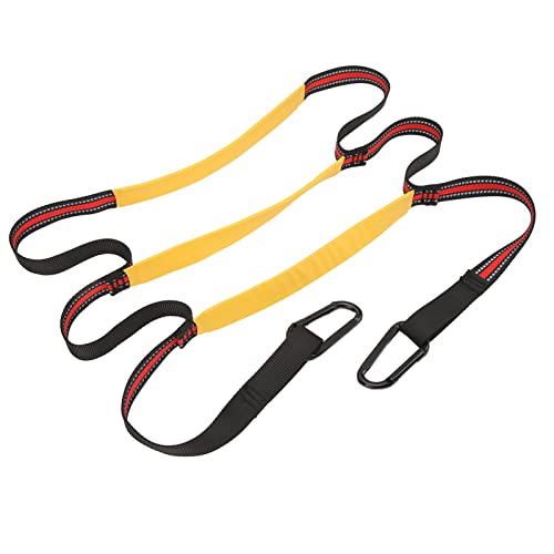 Escalera de Seguridad de 3 peldaños de Cuerda de Nailon para Barcos, Ligera y Desmontable.