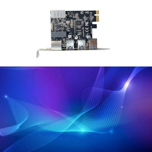 DKSooozs PCI-E USB 3.0 & Gigabit LAN Expansionskort för Skrivbord
