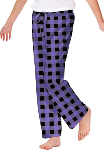 Image of Remimi Girl Boy Plaid Pants Drawstring Summer Casual Loose Bottoms 5-14 Years