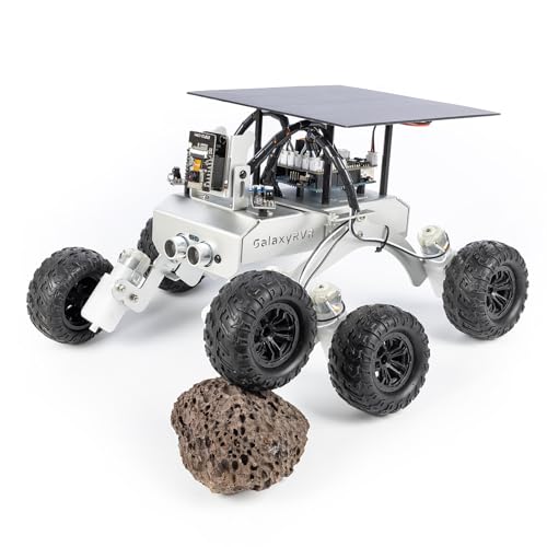 Image of SunFounder GalaxyRVR Mars Rover STEM Kit for Arduino, Compatible with Uno R3, Rocker-Bogie Suspension,Scratch,C,Camera, FPV, for Students, Educators, Engineers