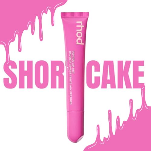 Image of Peptide Lip Tint, Glossy High-Shine Finish, Waterproof and Smudge-Proof, 12HR Wear, 10ml (SHORCUT CAKE)