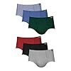 Hanes Paquete de 6 pares, calzoncillos de algodón fresco y transpirable, ropa interior que absorbe la humedad para hombre