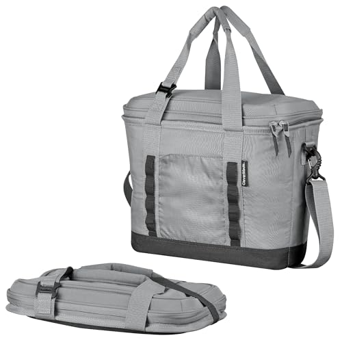 CleverMade Collapsible Cooler Bag, 30 Can Beach & Travel Car...