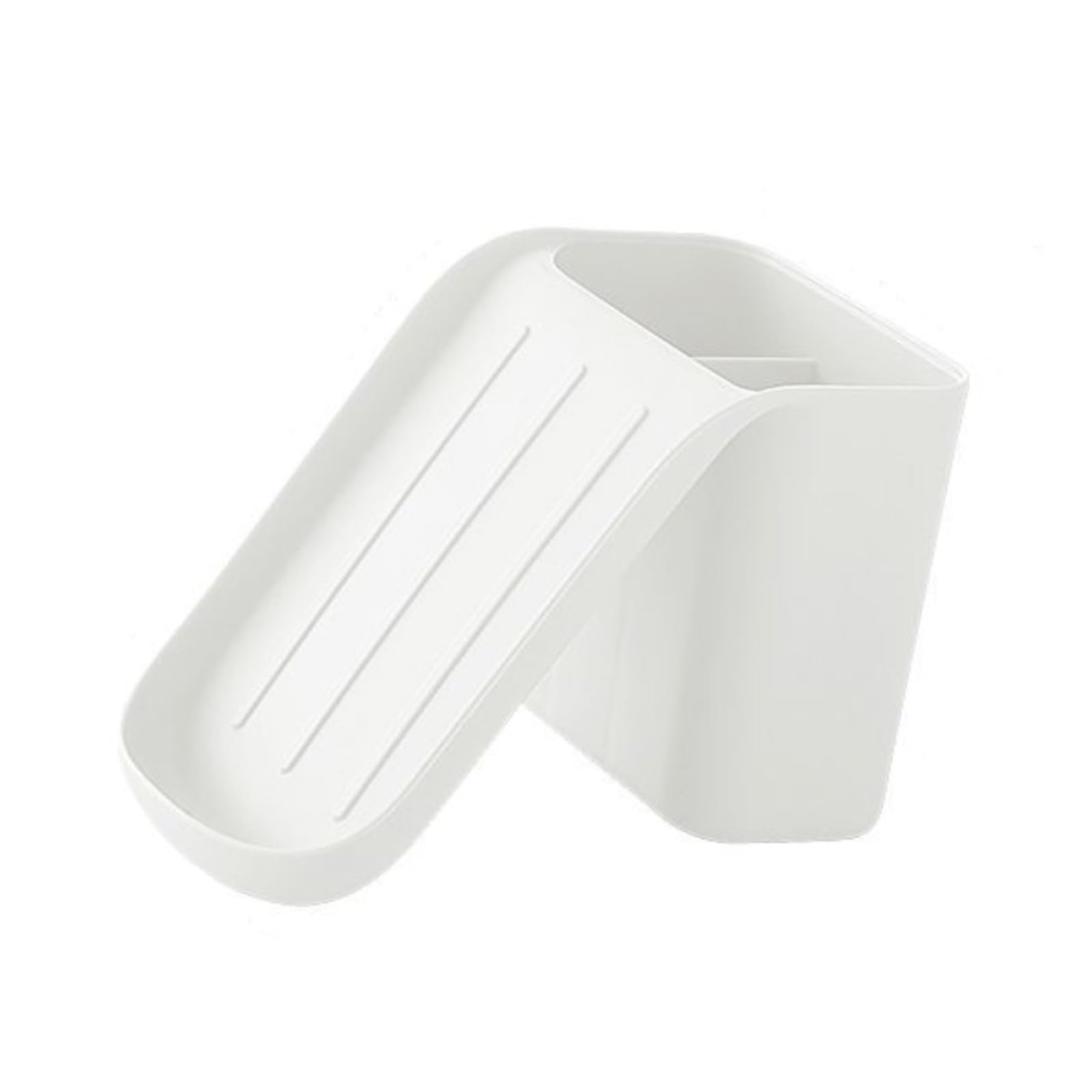 soap dish, Multifunctional Soap Dish Wall Mounted Suction Cup Drain Rack Multicolor(Blanco)