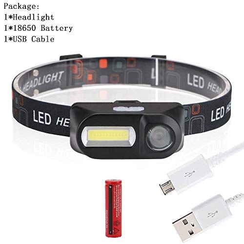 Preisvergleich Produktbild Scheinwerferled Mini Scheinwerfer Scheinwerfer 7 Modi Scheinwerfer Taschenlampe Usb Wiederaufladbar 18650 Stirnlampe Laterne Für Camping Nacht Angeln Mit Batterie