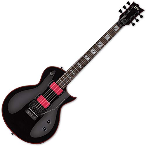 ESP Artist Series LGH200BLK Solid-Body Electric Guitar, Black