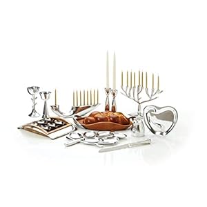 Nambeillumemenorahhanukkahmenorahcandleholderdecorativemenorahsforchanukah9branchesmadeofmetalalloy14inchdesignedbytoddmyers  Urban Country Home Decor Nambe illume menorah hanukkah menorah candle holder decorative menorahs for chanukah 9 branches made of metal alloy 14 inch designed by todd myers  urban country home decor