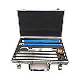 sgorbie tornio stubai 1. Quattro diverse forme e dimensioni delle teste di taglierina: puoi scegliere la testa di taglio degli utensili per la lavorazione del legno in base al tuo tipo di incisione. Dimensioni: quadrato 11mm* 11mm/diamante 28* 10mm/cerchio diametro 12mm/grande scimitar testa diametro 8,9mm.