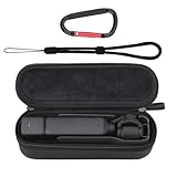 BRDRC Tasche für DJI Osmo Pocket 3, Tragbare Harte Aufbewahrungstasche mit Osmo Pocket 3 Case für DJI Pocket 3 Kamera Zubehör (schwarz)