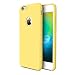 TORRAS [Love Series] iPhone 6S Case/iPhone 6 Case, Liquid Silicone Rubber Shockproof Case with Soft Microfiber Cloth Cushion Compatible with iPhone 6 / 6S, Yellow