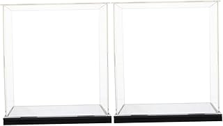 Abaodam Caixa De Exibição De Modelo De Mão 2 Peças Caixa De Exibição Para Estatuetas Colecionáveis Exibição De Figuras De Ação Miniaturas Recipiente De Armazenamento Organizador