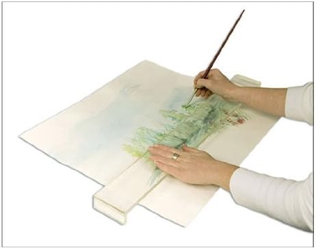 Creative Mark Artist Leaning Bridge - 18 Inches Clear Acrylic Wrist Rest - Steady Hand Drawing Tools for Artists & Architects - Transparent Bridge for Painting, Drawing, and Drafting