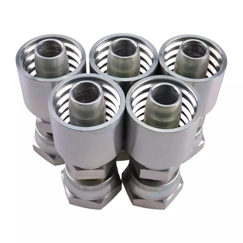 Image of 5X Hydraulic Hose Fitting With 3 /4 inch Thread 1JS431212 1JS43-12-12 Compatible for Parker