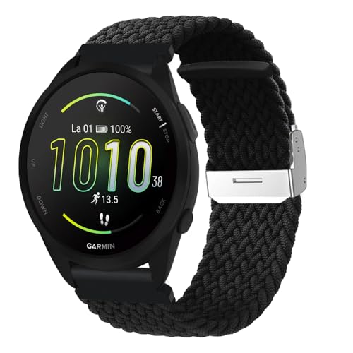 [MosFoil] Garmin Forerunner 570 42mm/Forerunner 165/Approach S50/S44 �Ή� �����o���h 20mm �����x���g �K�[�~�� �t�H�A�����i�[ 570 42mm �ґg�o���h �i�C������ �e�͐� �L