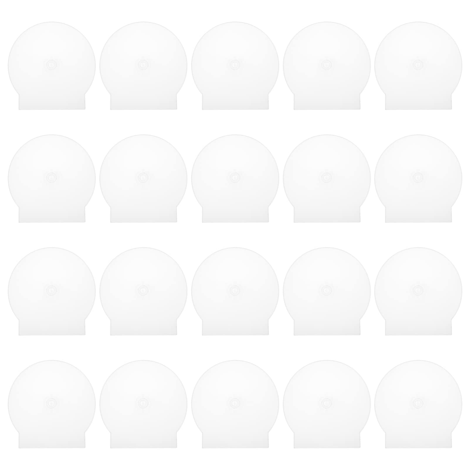 Balacoo 40Pcs CD Jewel Case Portable DVD Storage Box Clamshell Design for Disc Protection Thickened Structure for Reliable Organization for Home and Travel Use