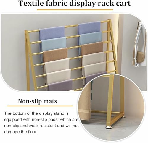 Robustes Stoff-Rollregal, Stahlrahmen-Organizer für Quilten und Textilaufbewahrungslösungen, perfekt für Werkstatt-Display und Stoffrollenhalter