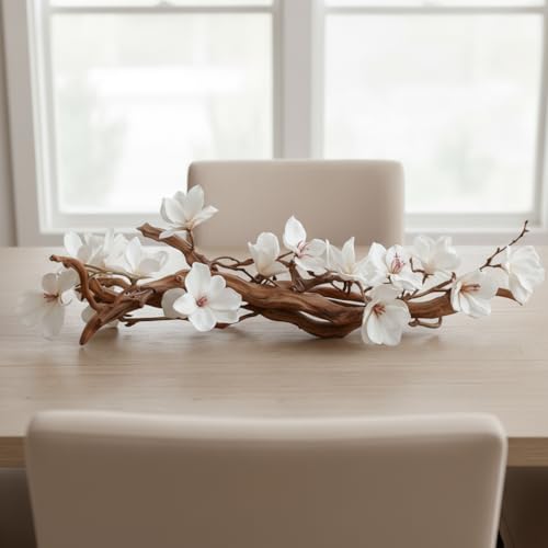 Branch & Wick Co. Farmhouse Table Decor Centerpiece - Magnolia