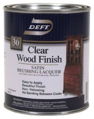 Deft DFT017/04 1 Quart Satin Clear Wood Finish Brushing Lacquer4
