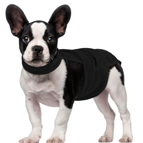 Image of QBLEEV Female Dog Diapers with Adjustable Suspenders - Washable Sanitary Panties for Dogs in Heat or Incontinence, Escape-Proof Reusable Pet Period Underwear Onesie for Small to Large Breeds