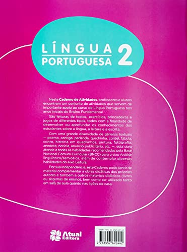 Caderno de Atividades Língua Portuguesa – 2º ano: Lançamento