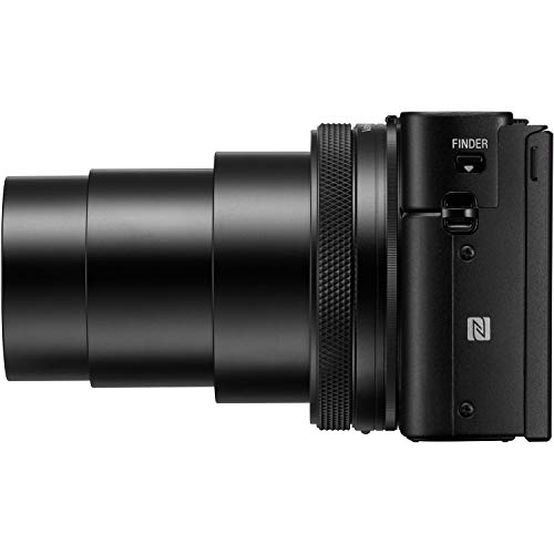 Image of Sony RX100 VII Digital Camera Bundle | 20.1MP 1 inch Stacked Sensor, 24-200mm f /2.8-4.5 Lens, 4K Video & 20fps Burst | for Travel, Vlogging & Everyday Photography (DSC-RX100M7) + 64GB Card + Camera Bag
