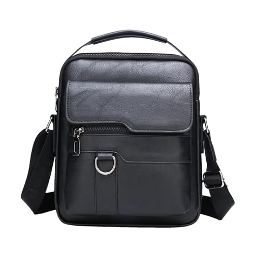 Sac à bandoulière pour homme avec bretelles réglables en cuir