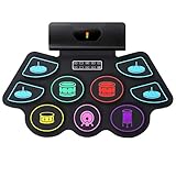 connecting electronic drum kit to garageband Casmetto / audio Jack: l'uscita audio si collega con altoparlanti esterni o auricolari per godere del suo suono;Ha anche un ingresso audio per la connessione MP3 / smartphone / tablet per riprodurre la musica accompagnata.