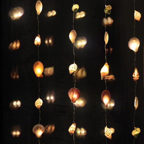 Ocean-Beach-Themed-String-Lights-Real-Conch-Shell-Design7FT-20-LED-Fairy-Lights-with-8-Modes-Dual-Powered-BatteryUSB-Operated-for-Hawaii-Parties-Bedroom-Outdoor-Decor Ocean Beach Themed String Lights Real Conch Shell Design7FT 20 LED Fairy Lights with 8 Modes Dual Powered BatteryUSB Operated for Hawaii Parties Bedroom Outdoor Decor