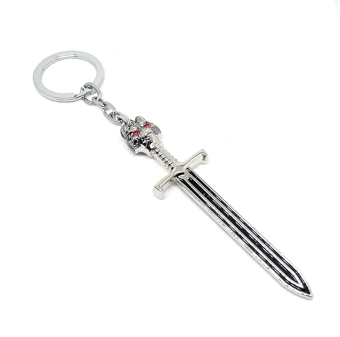 Image of M I K Valerian Steel Sword John Snow Longclaw Keychain For Cars, Bike & Home Keys 15.5CM