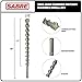 Sabre Tool 1-1/2 Inch x 22 Inch SDS MAX Rotary Hammer Drill Bit, U-Flute, Carbide Tipped for Brick, Stone, and Concrete (1-1/2