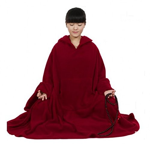 Image of ZanYing Meditation Buddhist Hooded Cloak Outfit Oversize Coat
