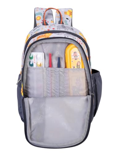 Image of COSMUS TINY TOTS ANIMO Printed School Bag 20L - 16 inches Kids Backpack ideal for Boys and Girls of Age Group 2-5 yrs | Student Casual Daypacks