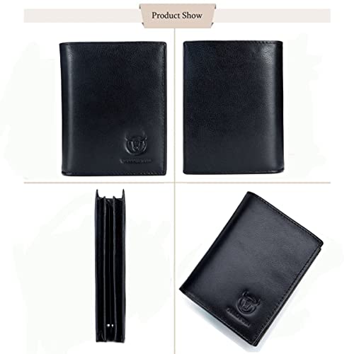 RFID Blocking Bifold Wallet For Men RFID Antimagnetic Genuine Leather 15 Card Slots Wallet Credit Card Holder3