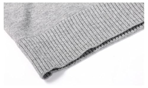 Men Woolen Knit Pullover V Neck Sweater Black for Winter Casual Jumper4