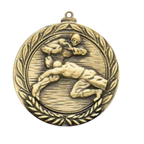 Football Tackle Medallion with Ribbon - Pack of 100