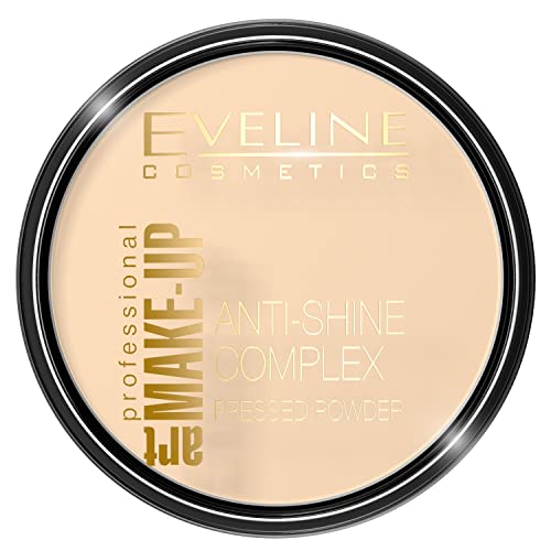 Eveline Cosmetics Art Professional Make-up Mattierendes Mineralpuder mit Seide, Nr. 30 Ivory
