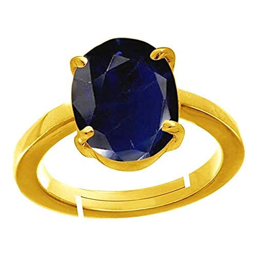 Akshita gems Blue Sapphire/Neelam 4.25 Ratti 3.62 crt Stone Panchdhatu Adjustable Ring for Women (B08KZZK5YY) Amazon Price History, Amazon Price Tracker