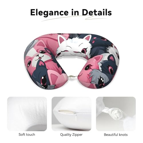 Almohada de espuma viscoelástica para viaje tamaño estándar miniatura 2